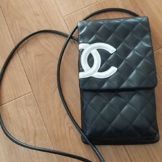 シャネル(CHANEL)のCHANEL☆シャネル カンボン ショルダー ポシェット(ショルダーバッグ)