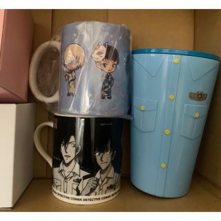 名探偵コナン　警察学校組【3点セット】モノクロ&七夕verマグカップ　劇場限定(キャラクターグッズ)