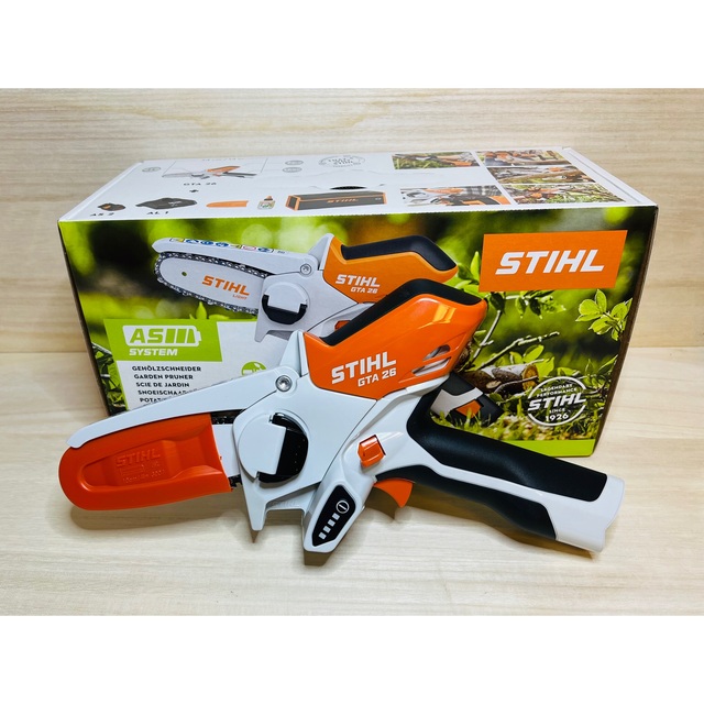 【STIHL】GTA26 バッテリーガーデンカッター　チェン２本付き