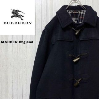 バーバリー(BURBERRY)のバーバリー　英国製　ダッフルコート　インナーチェック　ウール　スペシャリティ(ダッフルコート)