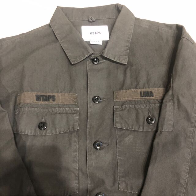 WTAPS BUDS LS SHIRT. COTTON. RIPSTOP