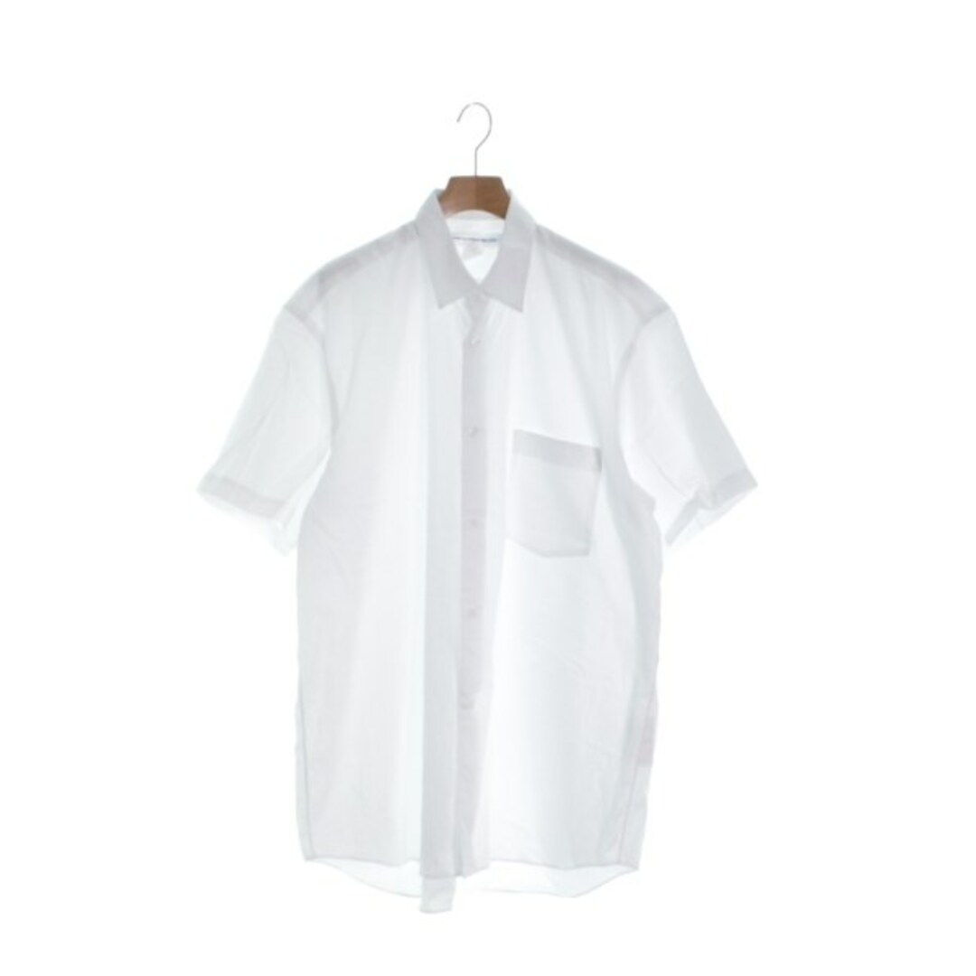 COMME des GARCONS SHIRT カジュアルシャツ M 白ボタン袖丈