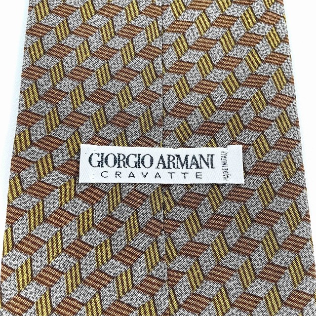 Giorgio Armani(ジョルジオアルマーニ)のGIORGIO ARMANI ジョルジオアルマーニ 人気ブランド 高級シルク メンズのファッション小物(ネクタイ)の商品写真