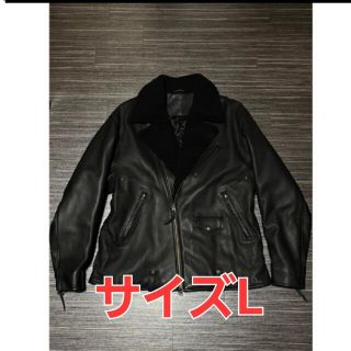 ユナイテッドアローズ(UNITED ARROWS)のユナイテッドアローズ×モンキータイム　サイズL　ムートンダブルライダース(ライダースジャケット)