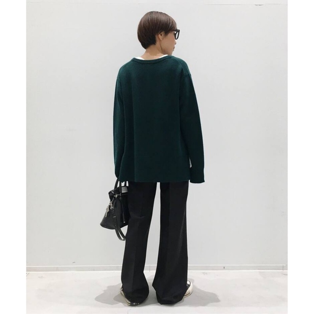 アパルトモン Wool cashimere C/N slit knit 美品-