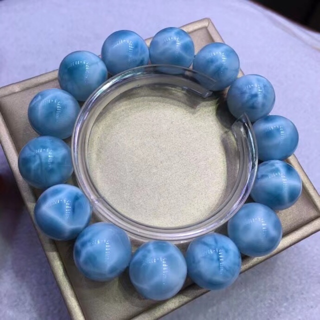 ⭐︎ラリマー ブレスレット 16.1mm - アクセサリー ⭐︎ラリマー ブレスレット 16.1mm - アクセサリー