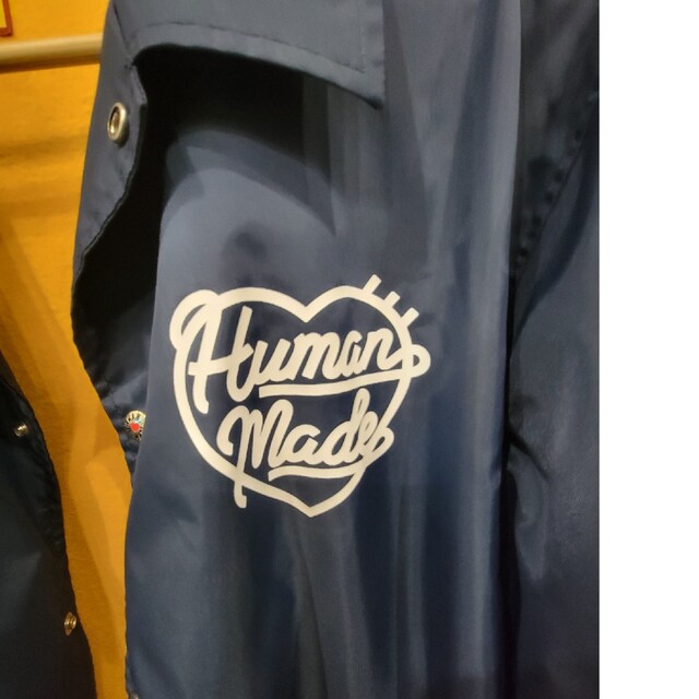 HUMAN MADE(ヒューマンメイド)のHUMAN MADE コーチジャケット XL ネイビー メンズのジャケット/アウター(ナイロンジャケット)の商品写真