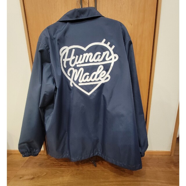 HUMAN MADE(ヒューマンメイド)のHUMAN MADE コーチジャケット XL ネイビー メンズのジャケット/アウター(ナイロンジャケット)の商品写真