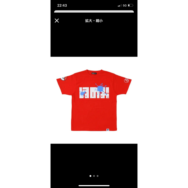 スプラトゥーン3  ポケモン　コラボフェスTシャツ　ホノオ M メンズのトップス(Tシャツ/カットソー(半袖/袖なし))の商品写真