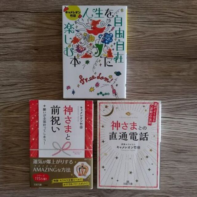 【りこ様専用】キャメレオン竹田【人生を自由自在・神さまとの直通電話 エンタメ/ホビーの本(趣味/スポーツ/実用)の商品写真