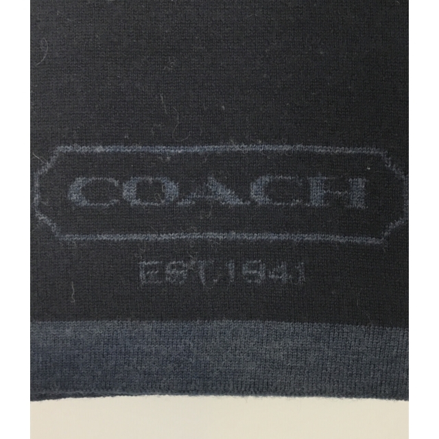 コーチ COACH マフラー ウール100%    メンズ