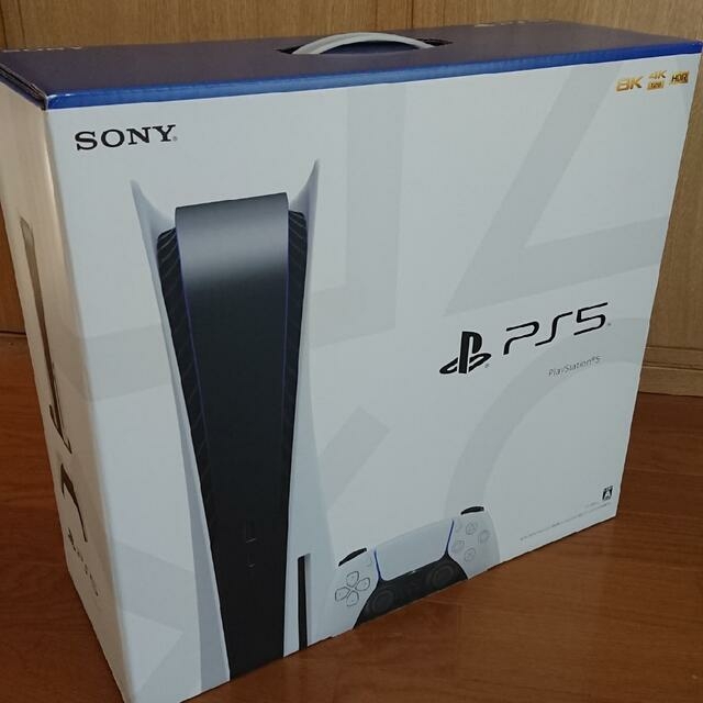 PlayStation(プレイステーション)の新品未開封 SONY PlayStation5 CFI-1200A01 エンタメ/ホビーのゲームソフト/ゲーム機本体(家庭用ゲーム機本体)の商品写真