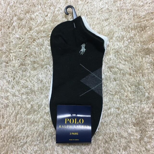 POLO RALPH LAUREN(ポロラルフローレン)の【新品】ラルフローレン 靴下 3足セット レディースのレッグウェア(ソックス)の商品写真