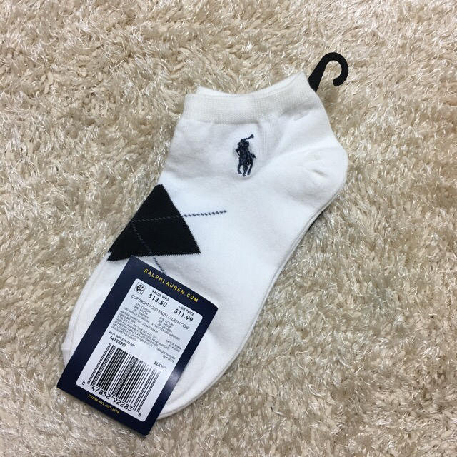 POLO RALPH LAUREN(ポロラルフローレン)の【新品】ラルフローレン 靴下 3足セット レディースのレッグウェア(ソックス)の商品写真