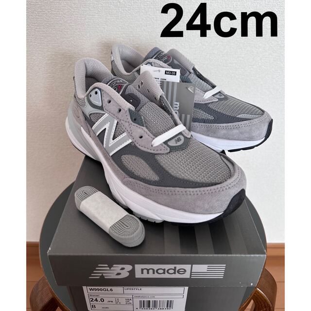 New Balance 990V6 グレー ニューバランス Gray 24cm - 通販