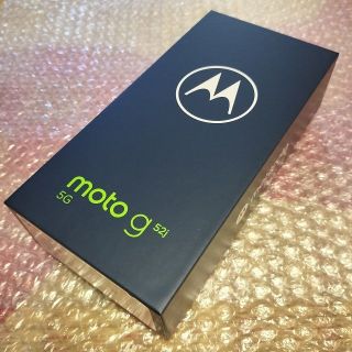 モトローラ(Motorola)の白⭐新品未開封⭐Motorola moto g52j 5G ホワイト 納品書付♪(スマートフォン本体)