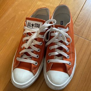 コンバース(CONVERSE)のconverse コンバース ALL STAR オレンジ24.5cm 軽量(スニーカー)