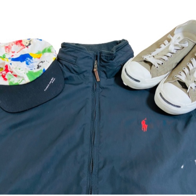 POLO RALPH LAUREN - ラルフローレン 中綿ブルゾン レッドポニー あい