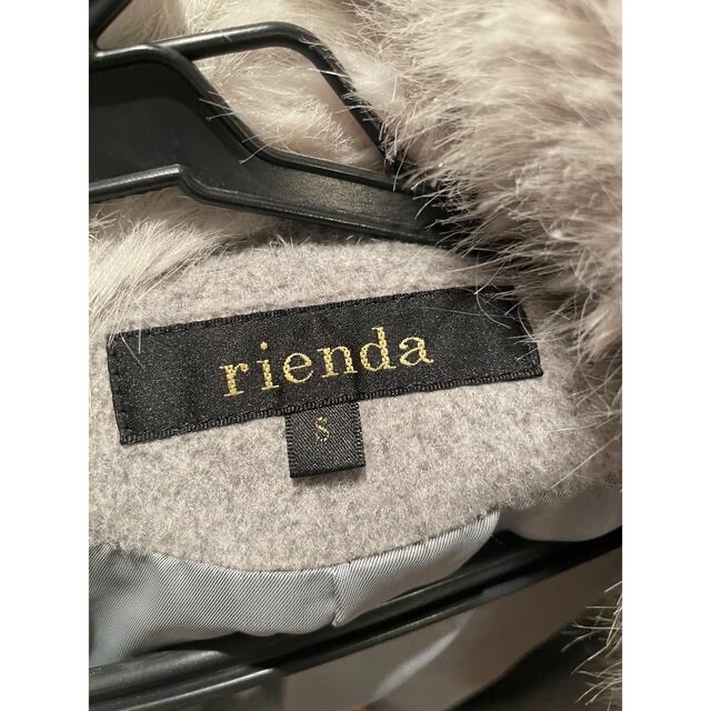 【値下げ】rienda ファーコート ショートコート グレー コート