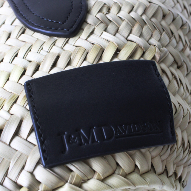 J&M DAVIDSON(ジェイアンドエムデヴィッドソン)の美品 2022 定価5.8万 J&M DAVIDSON J&Mデヴィッドソン BASKET S バスケット バッグ/ナチュラル ブラック かごバッグ【2400013049962】 レディースのバッグ(ハンドバッグ)の商品写真