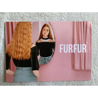 ファーファー(fur fur)のFURFUR ポストカード　ハガキ　(使用済み切手/官製はがき)