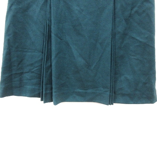 UNITED ARROWS green label relaxing(ユナイテッドアローズグリーンレーベルリラクシング)のグリーンレーベルリラクシング ボックススカート プリーツ ひざ丈 36 緑 レディースのスカート(ひざ丈スカート)の商品写真