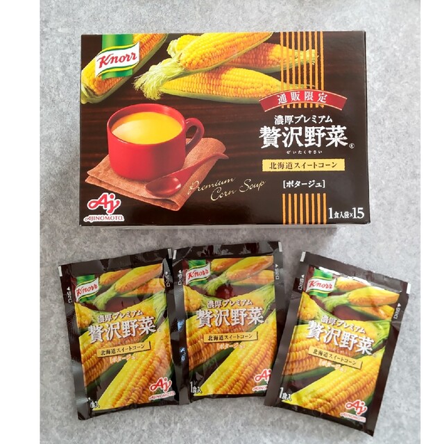 味の素(アジノモト)のクノール濃厚プレミアム贅沢野菜 食品/飲料/酒の加工食品(インスタント食品)の商品写真