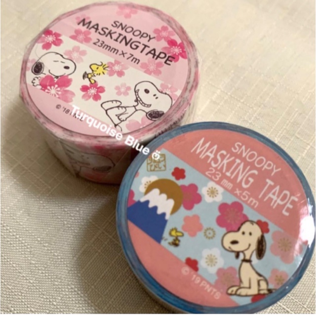 PEANUTS - スヌーピーマスキングテープセット《富士/桜》の通販 by