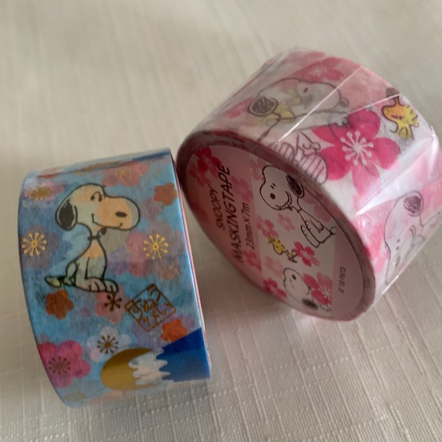 PEANUTS - スヌーピーマスキングテープセット《富士/桜》の通販 by