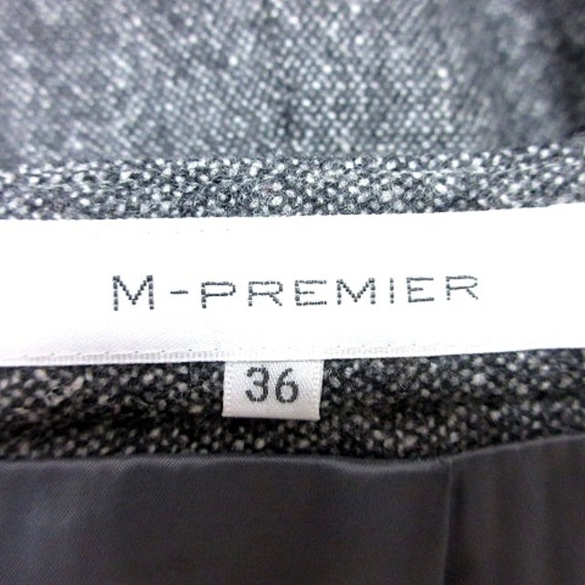 M-premier(エムプルミエ)のエムプルミエ M-Premier スカート タイト ひざ丈 ウール 36 レディースのスカート(ひざ丈スカート)の商品写真