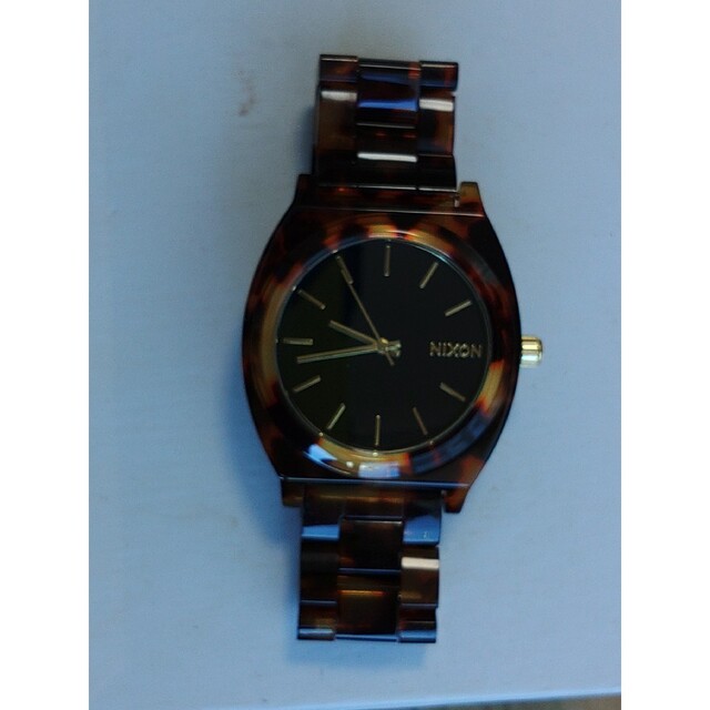 NIXON(ニクソン)のNIXON レディース腕時計　べっ甲　GOLD 美品　ニクソン レディースのファッション小物(腕時計)の商品写真