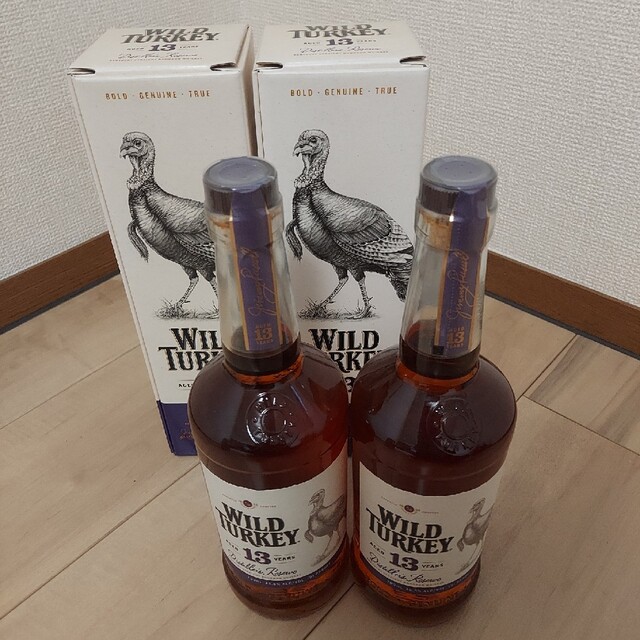 値下げしました！【終売品】ワイルドターキー13年 2本 700ml 箱付き