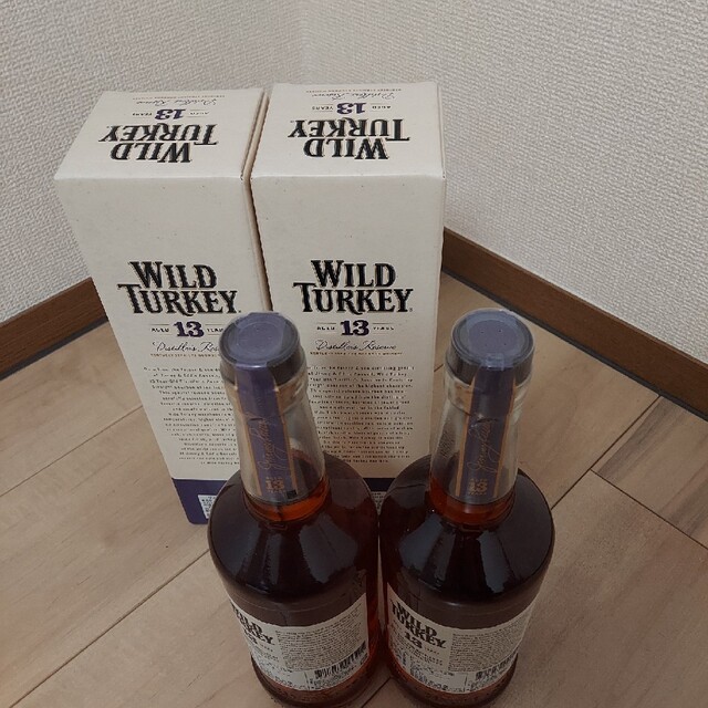 値下げしました！【終売品】ワイルドターキー13年 2本 700ml 箱付き