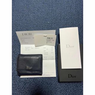 ディオールオム(DIOR HOMME)のdior homme 三つ折り財布　ネイビー(折り財布)