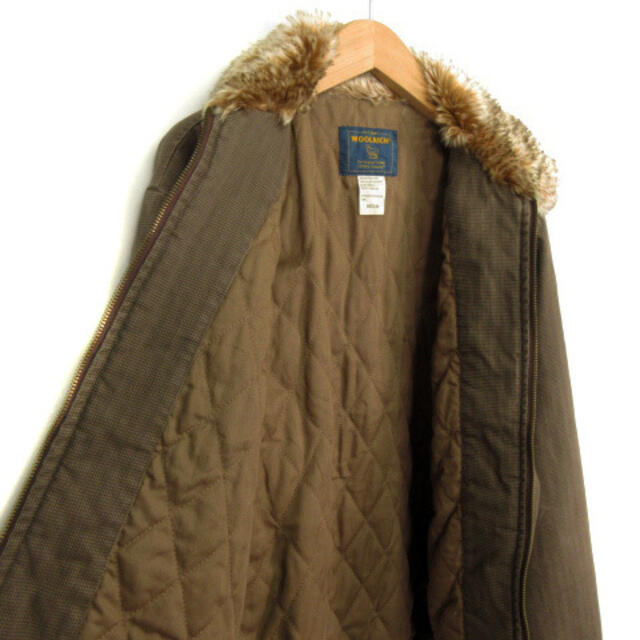 WOOLRICH(ウールリッチ)のウールリッチ WOOLRICH ジャケット 中綿 フェイクファー M 茶  メンズのジャケット/アウター(その他)の商品写真