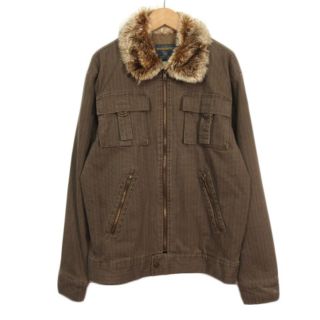 ウールリッチ(WOOLRICH)のウールリッチ WOOLRICH ジャケット 中綿 フェイクファー M 茶 (その他)