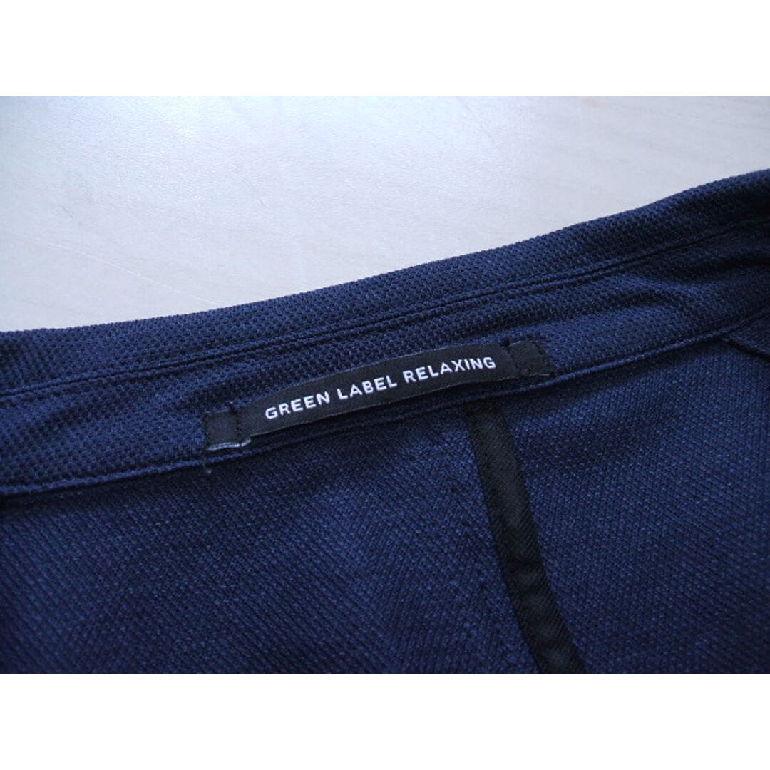 UNITED ARROWS green label relaxing(ユナイテッドアローズグリーンレーベルリラクシング)のgreen label relaxing REDA ACTIVE フラノ無地 01 サイズ46 テーラードジャケット ネイビー メンズ グリーンレーベルリラクシング【中古】2-1024M△ メンズのジャケット/アウター(テーラードジャケット)の商品写真