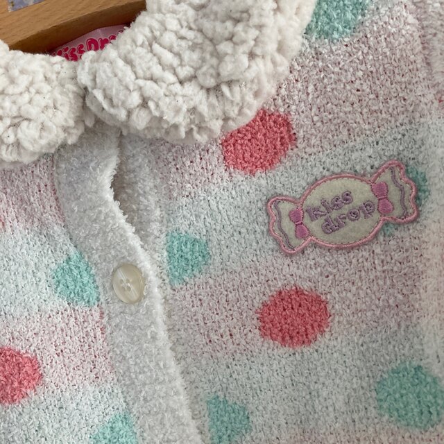 BeBe(ベベ)のキスドロップ  ロングカーディガン  100cm キッズ/ベビー/マタニティのキッズ服女の子用(90cm~)(カーディガン)の商品写真