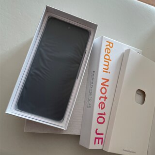 アンドロイド(ANDROID)の未使用 Xiaomi Redmi Note 10 JE クロームシルバー(スマートフォン本体)