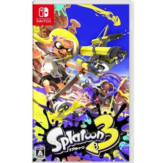 ニンテンドースイッチ(Nintendo Switch)の【大人気】スプラトゥーン3 Switch ソフト 任天堂スイッチ 新品(家庭用ゲームソフト)