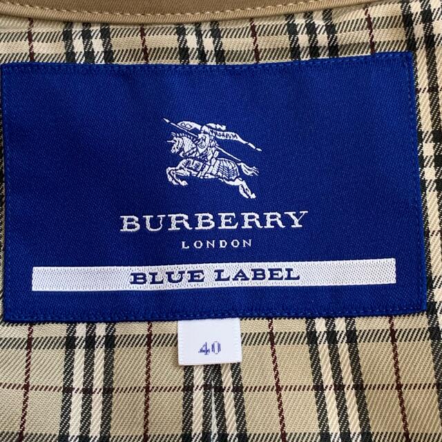 BURBERRY BLUE LABEL(バーバリーブルーレーベル)の✨美品✨ バーバリーブルーレーベル　トレンチコート　ノバチェック　人気Lサイズ♡ レディースのジャケット/アウター(トレンチコート)の商品写真