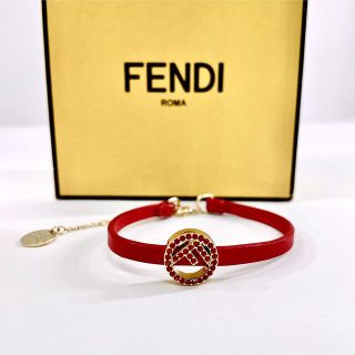 フェンディ(FENDI)のFENDI フェンディ  ブレスレット　バングル　ラインストーン　希少極美品(ブレスレット/バングル)