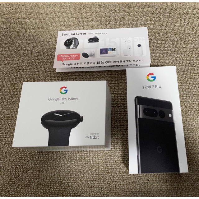 Google  pixel7Pro&Google pixelWatch LTE