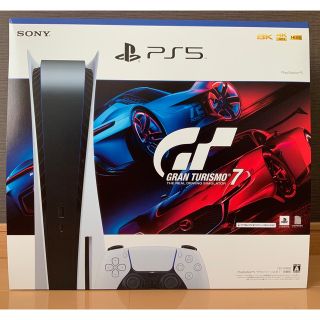 プレイステーション(PlayStation)のSONY PS5 本体　ディスクドライブ搭載モデル グランツーリスモ７ 同梱版(家庭用ゲーム機本体)