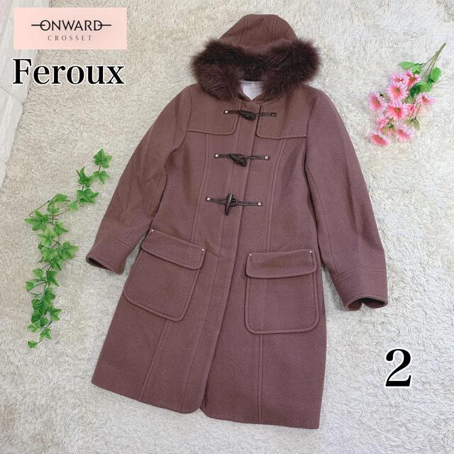 Feroux - Feroux オンワード樫山 アンゴラブレンド ドビー ダッフル ...