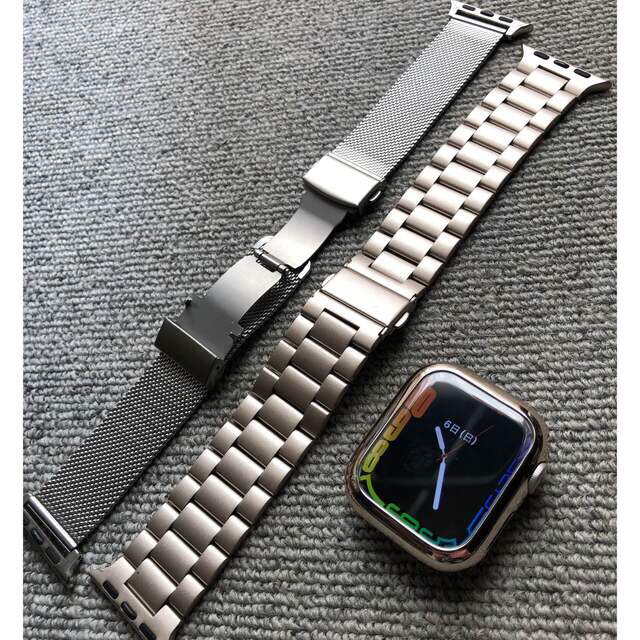 Apple Watch Series 7 GPS 41mmスターライト アルミ時計