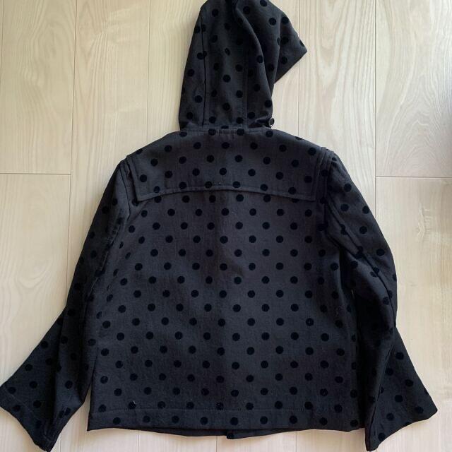 COMME des GARCONS(コムデギャルソン)のギャルソン　ドット　水玉　ショート　ダッフルコート　M レディースのジャケット/アウター(ダッフルコート)の商品写真