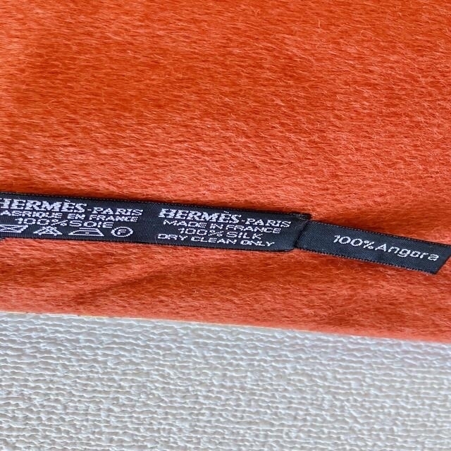 Hermes(エルメス)の極美品！HERMES 　マフラー(シルク×アンゴラ)   ショール　ストール レディースのファッション小物(マフラー/ショール)の商品写真