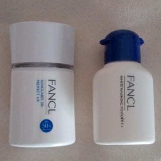 ファンケル(FANCL)のファンケル　サンガード(ハーフサイズ　30ml) ホワイト洗顔パウダー13g(日焼け止め/サンオイル)