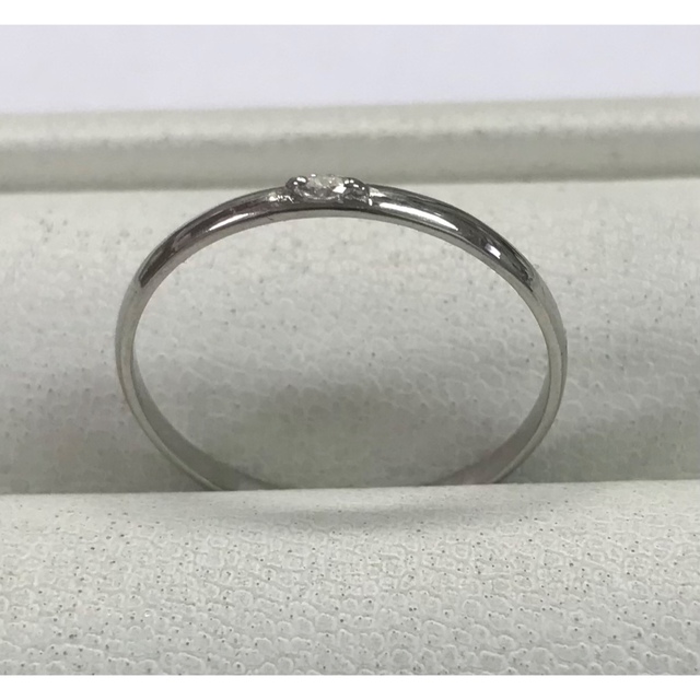 ☆サイズ20号☆プラチナPt900/マーキス・ダイヤモンドリング☆0.05ct☆-